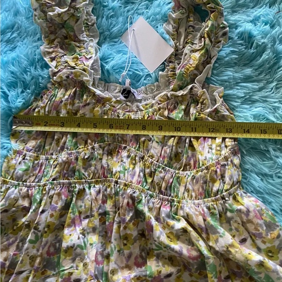 beautiful floral smocked sundress nwt Emory Park M - Picture 8 of 11
